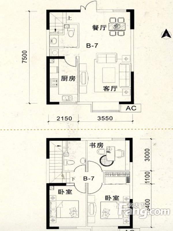 包頭裝修方案包頭濱海名都101.28㎡