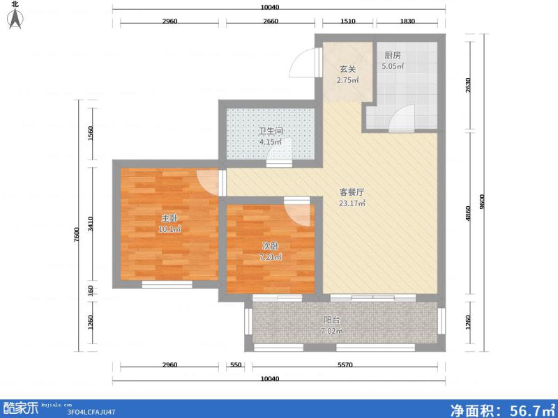 包頭裝修方案包頭凡爾賽觀邸一期83㎡