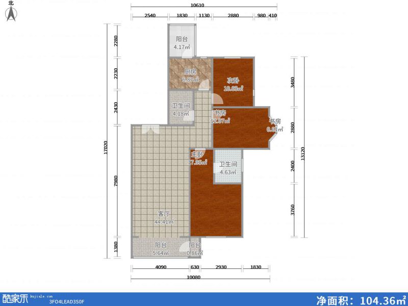 包頭裝修方案包頭中建·御瀾世家140㎡