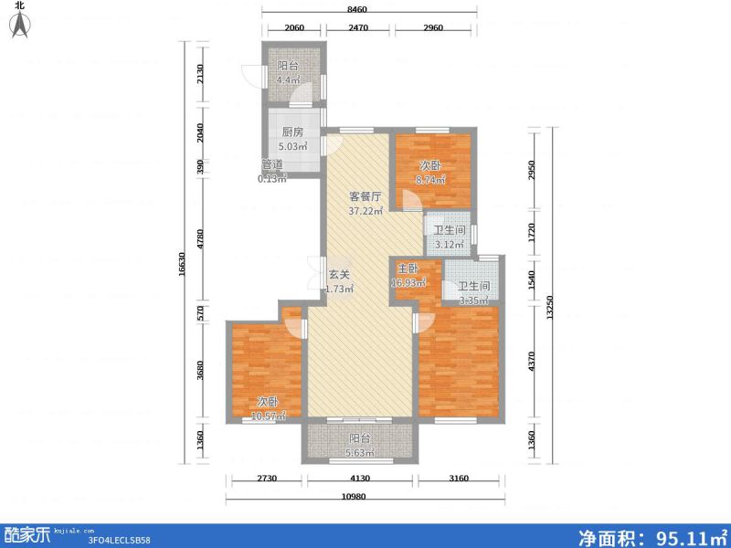 包頭裝修方案包頭萬合廣場136㎡